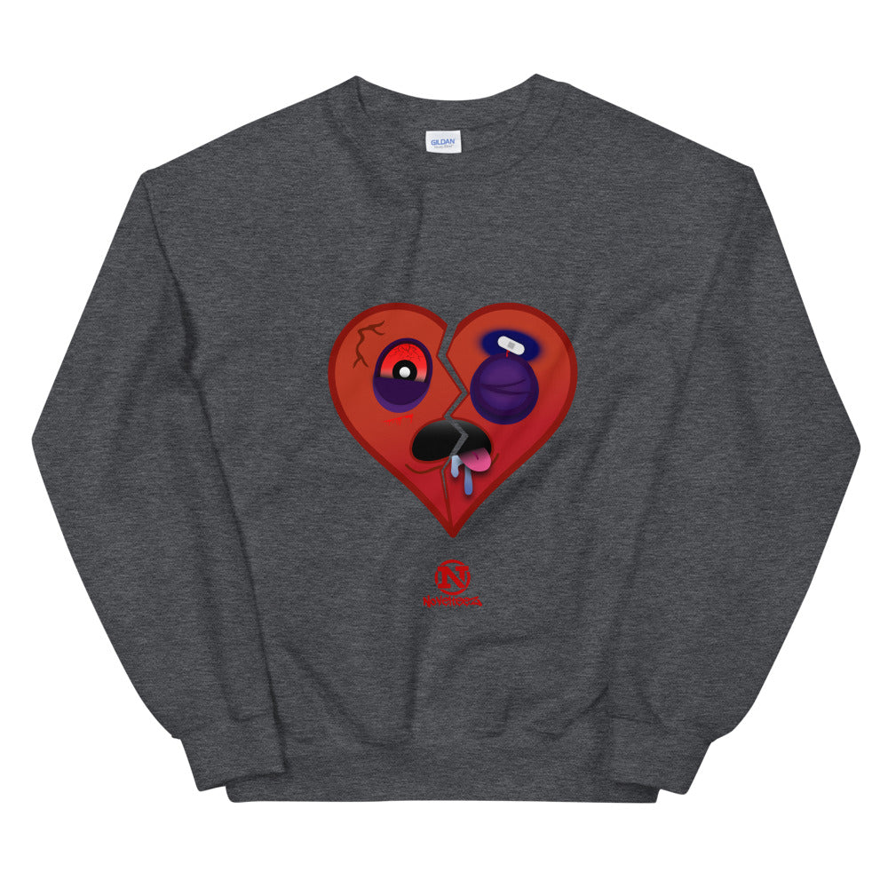 Battered Heart Sweatshirt