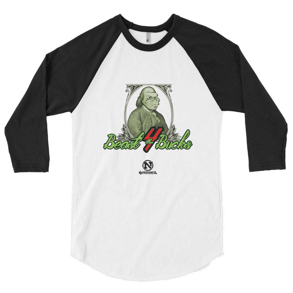 Beast 4 Bucks 3/4 sleeve Baseball