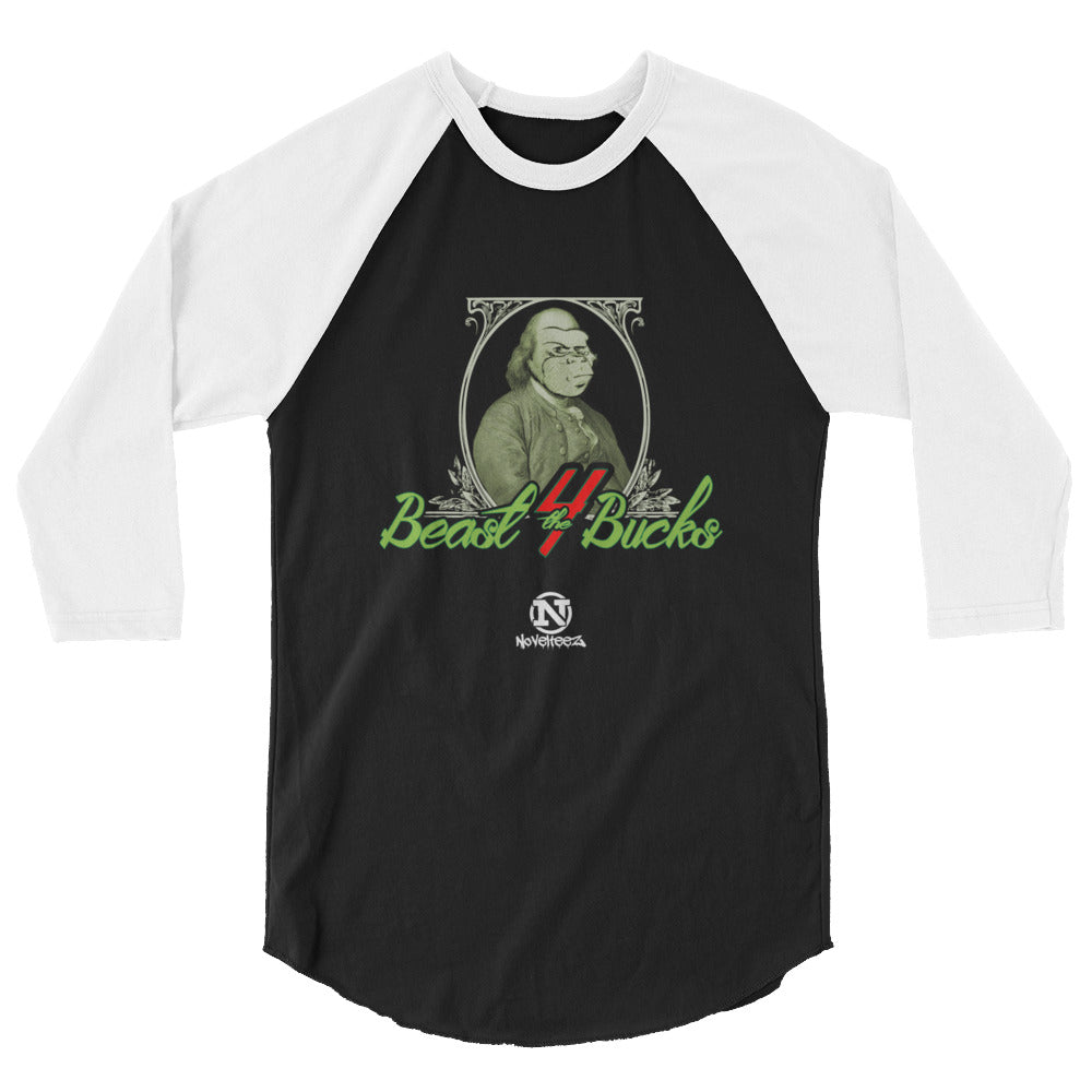 Beast 4 Bucks 3/4 sleeve Baseball