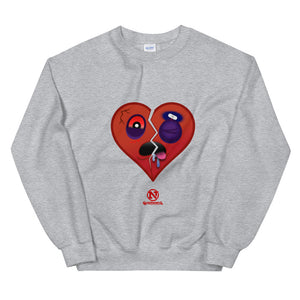 Battered Heart Sweatshirt